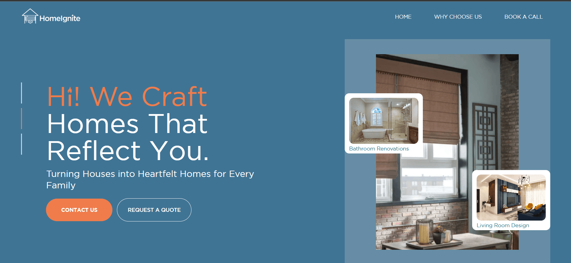 Home Ignite Landing Page